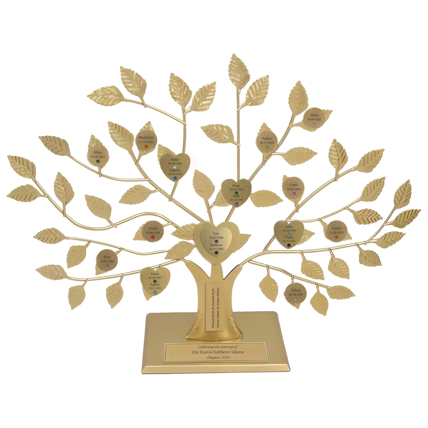 Wedding - gold stand / gold razortree