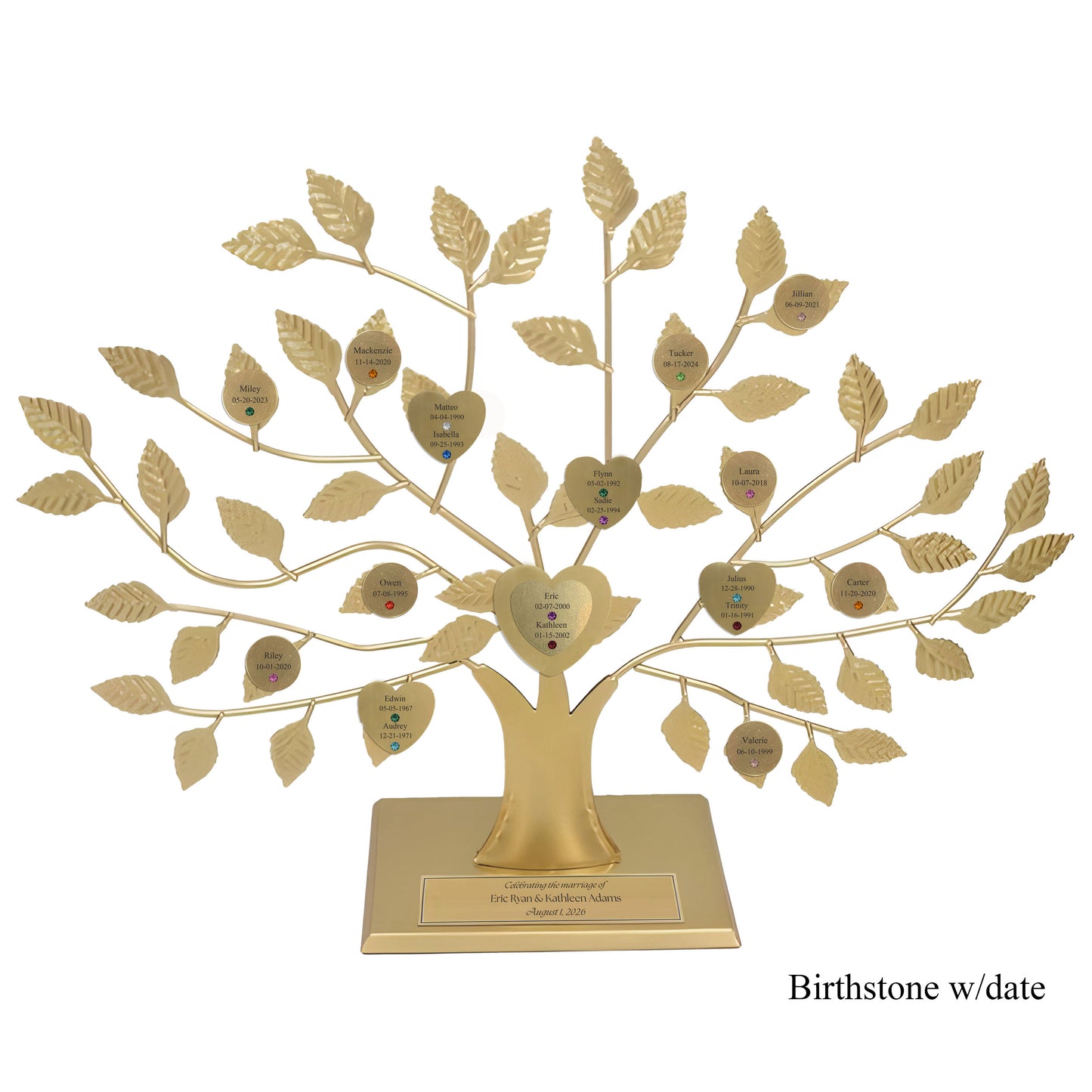 Wedding - gold stand / gold razortree