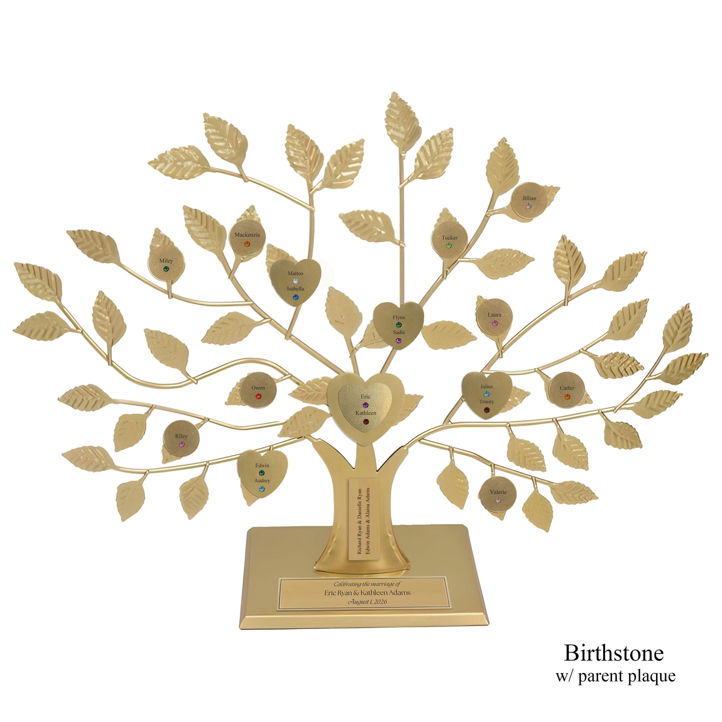 Wedding - gold stand / gold razortree