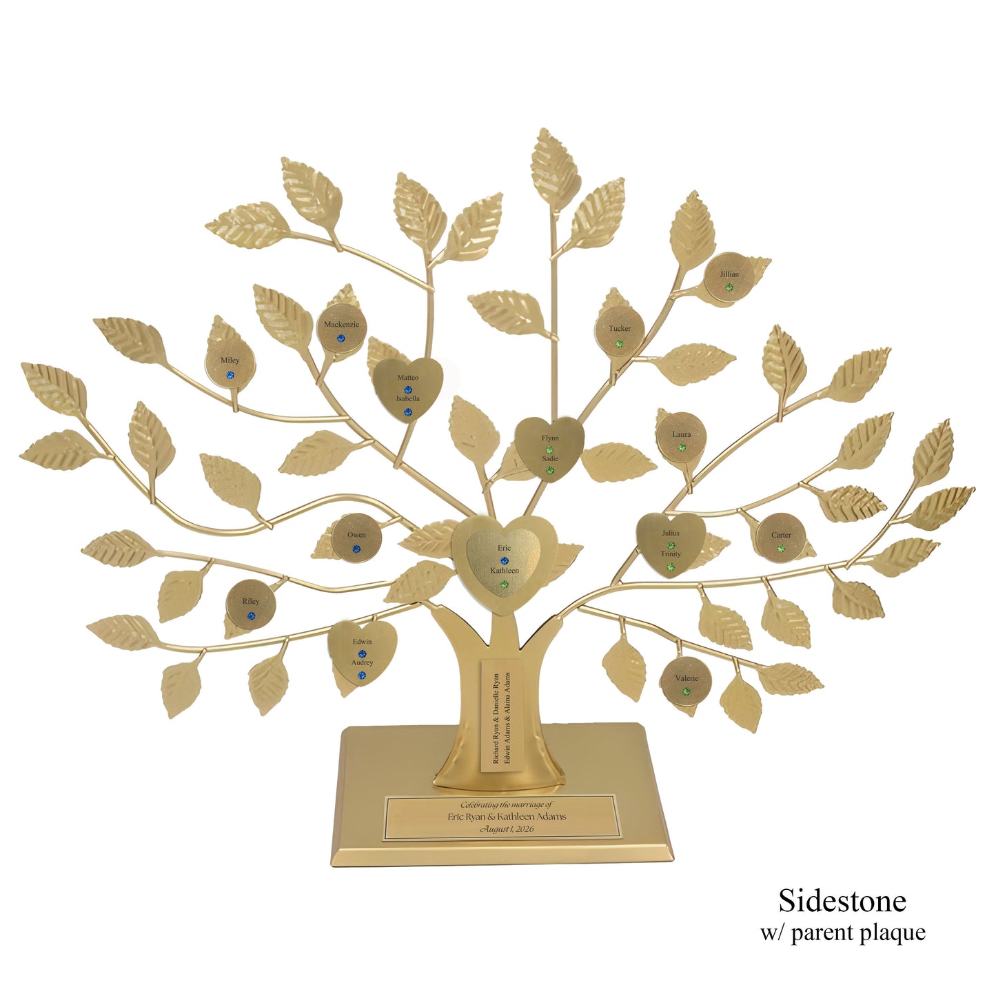 Wedding - gold stand / gold razortree
