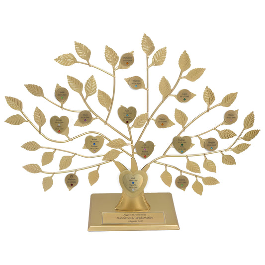 Anniversary - gold stand / gold razortree