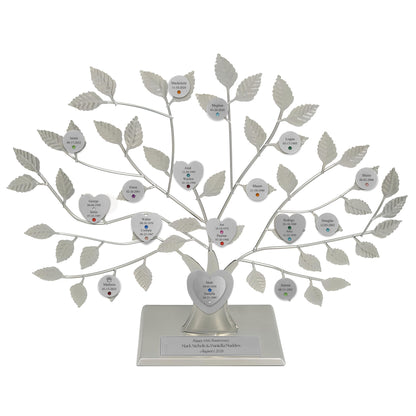 Anniversary - silver stand / silver razortree
