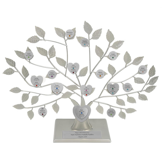 Anniversary - silver stand / silver razortree