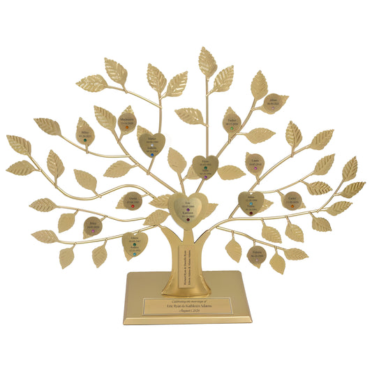 Wedding - gold stand / gold razortree
