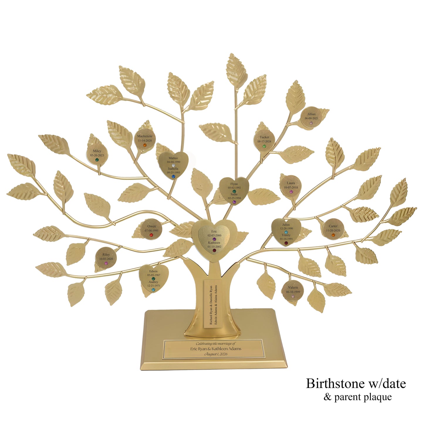 Wedding - gold stand / gold razortree