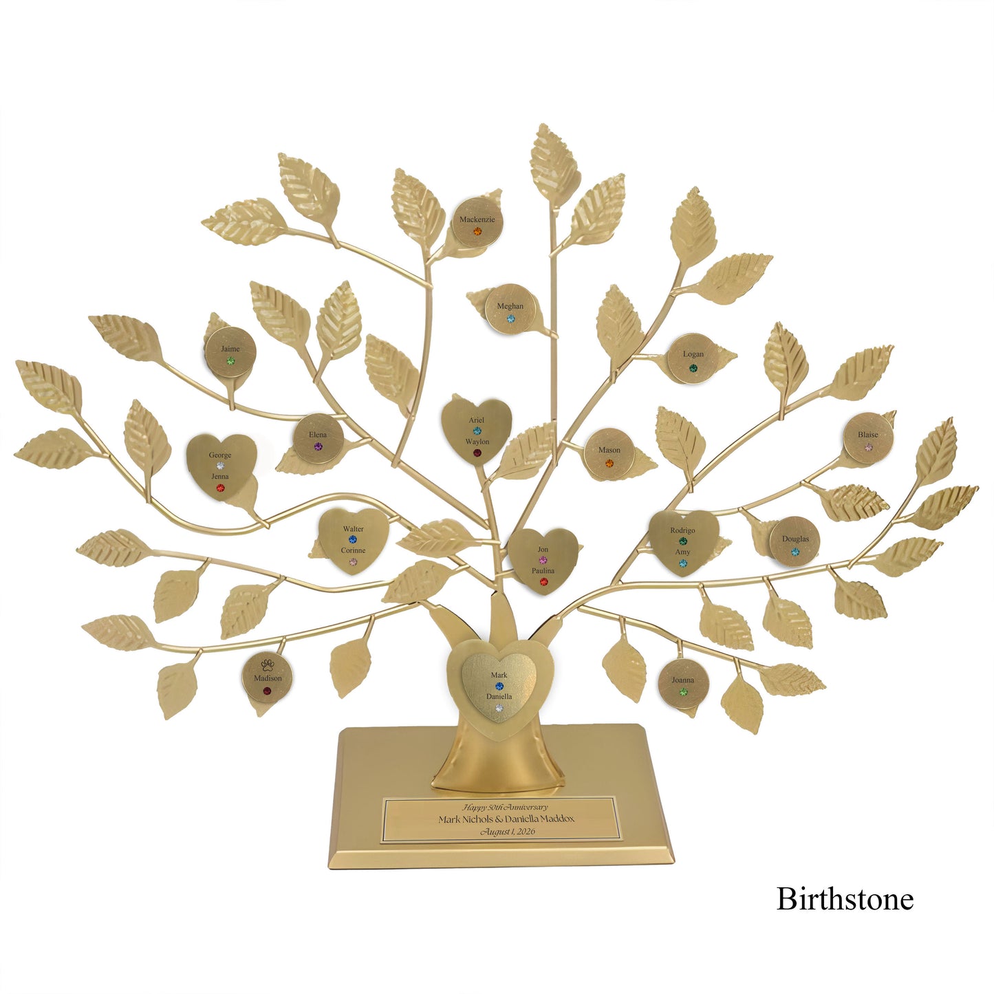 Anniversary - gold stand / gold razortree