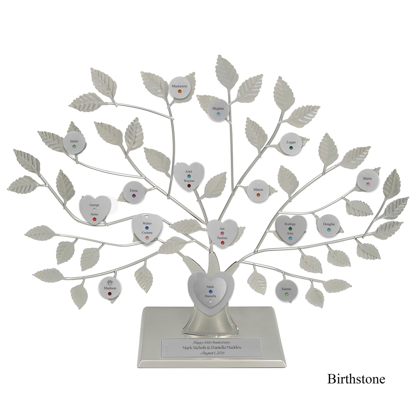 Anniversary - silver stand / silver razortree