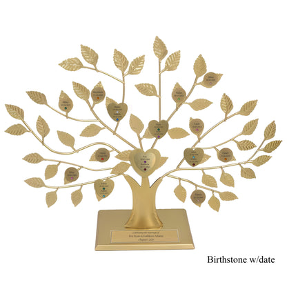 Wedding - gold stand / gold razortree