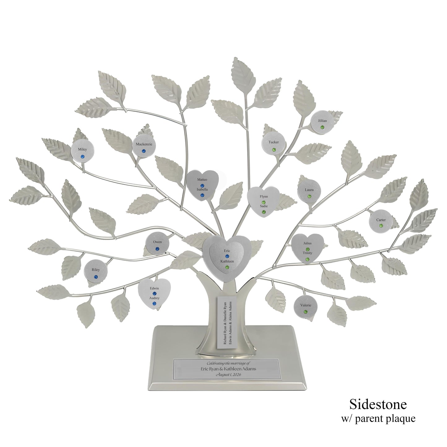 Wedding - silver stand / silver razortree
