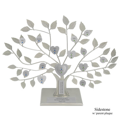 Wedding - silver stand / silver razortree