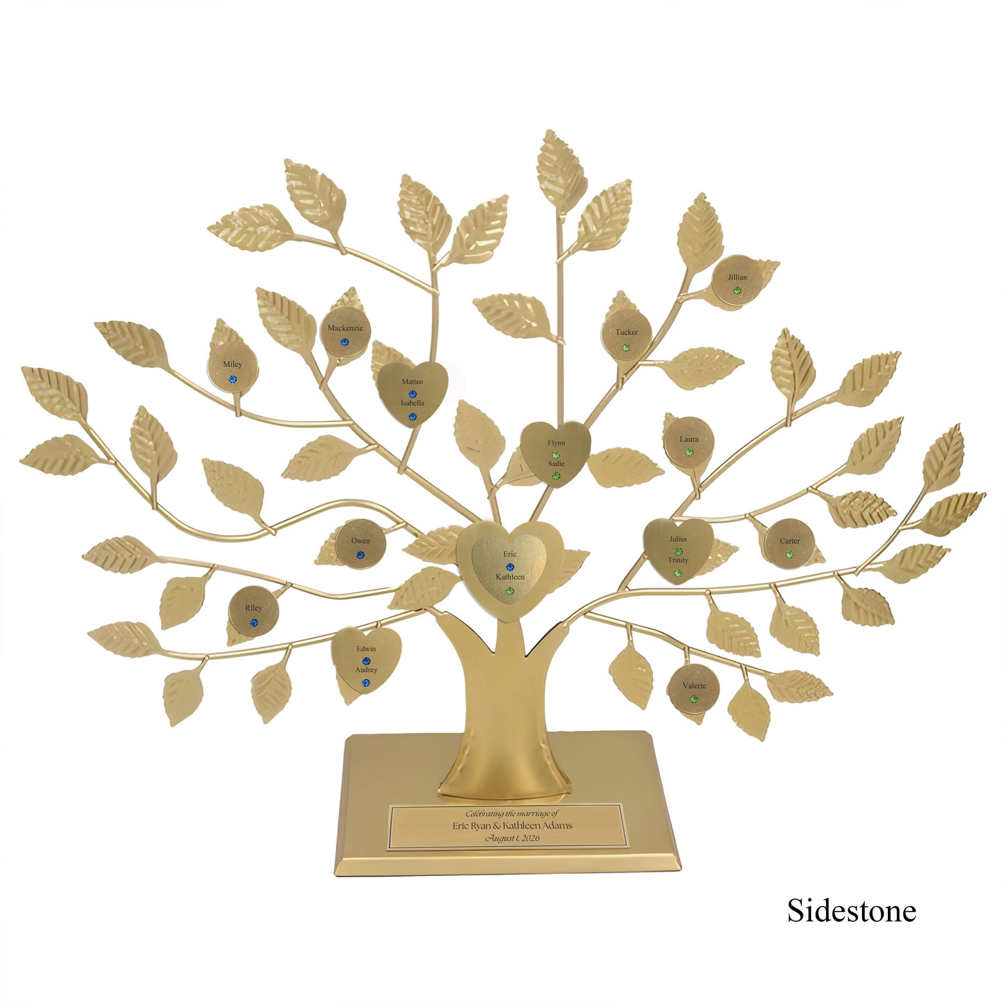 Wedding - gold stand / gold razortree