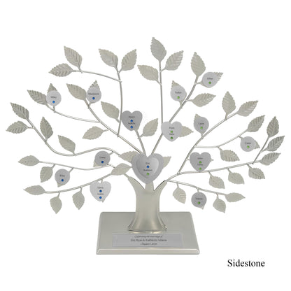 Wedding - silver stand / silver razortree