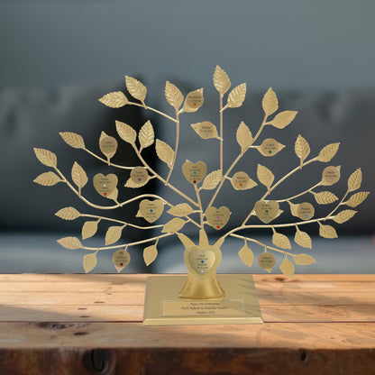 Anniversary - gold stand / gold razortree