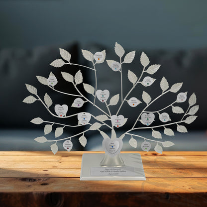 Anniversary - silver stand / silver razortree