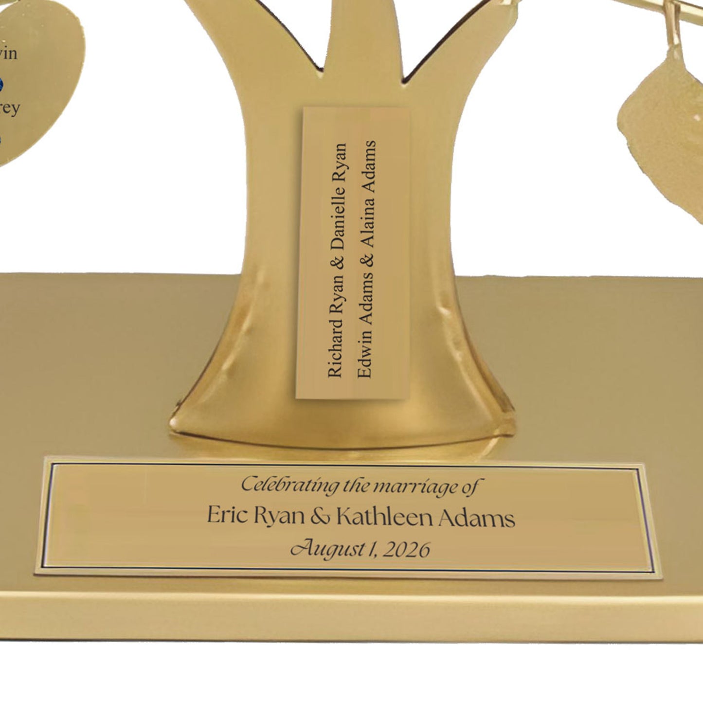 Wedding - gold stand / gold razortree