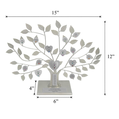Wedding - silver stand / silver razortree