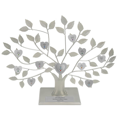 Wedding Party - silver stand / silver razortree