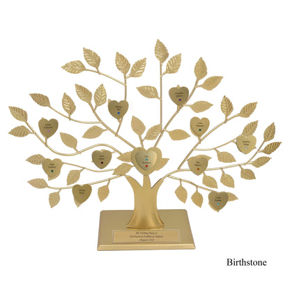 Wedding Party - gold stand / gold razortree