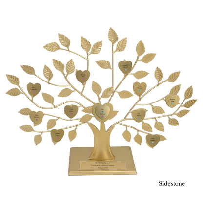 Wedding Party - gold stand / gold razortree