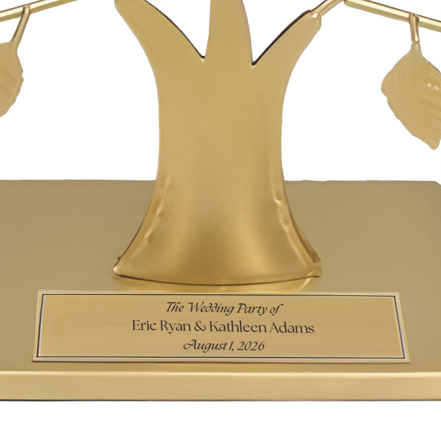 Wedding Party - gold stand / gold razortree