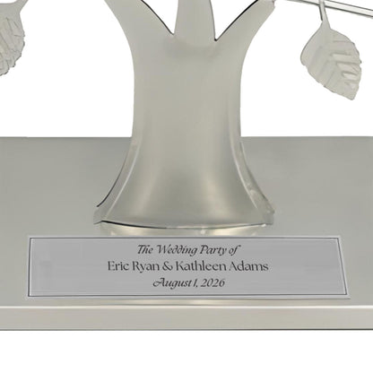 Wedding Party - silver stand / silver razortree
